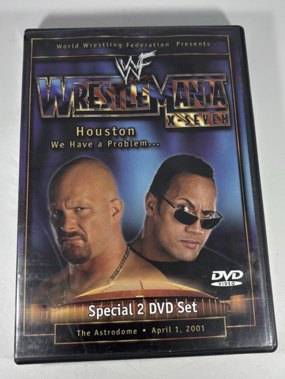 WWF WrestleMania X-Seven DVD 17 X-7 WWE Wrestling 2001 ECW WCW The Rock